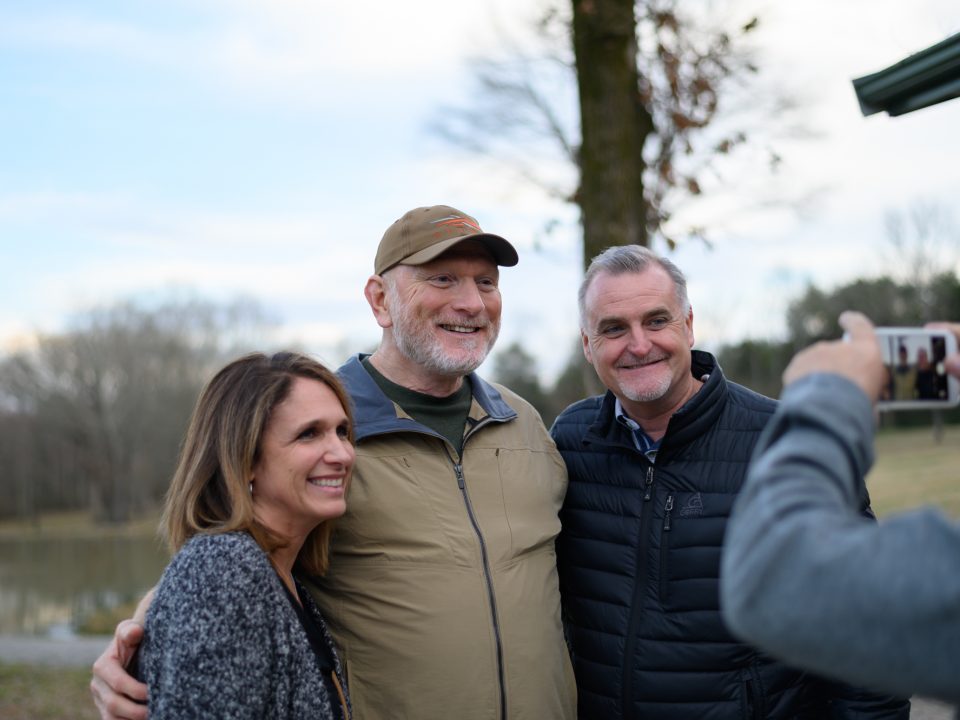 Adrian taking a picture with PSAP participants