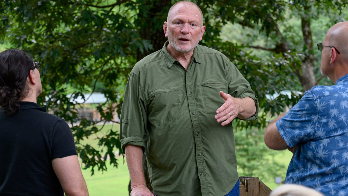 Adrian Speaking to IITAP Participants